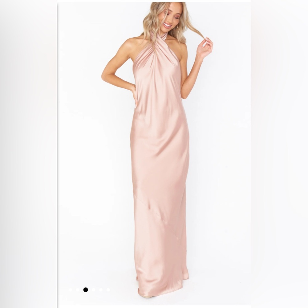Show Me Your Mumu Jasmine Halter Maxi Dress
